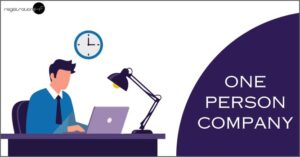 one person working in company