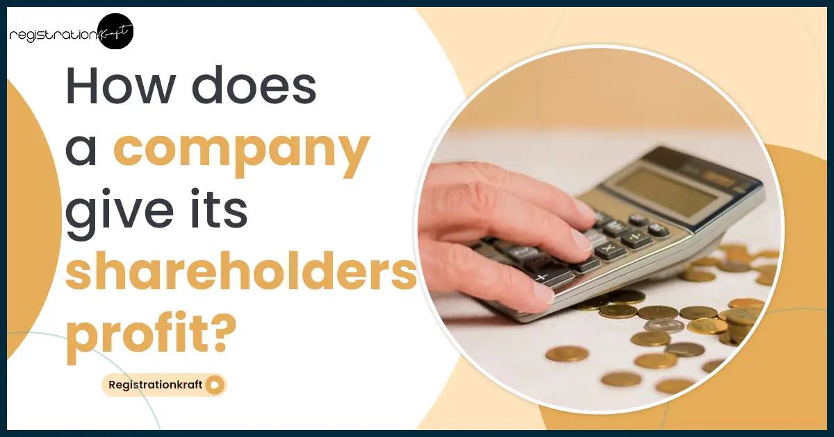 how does a company give its shareholder profit?