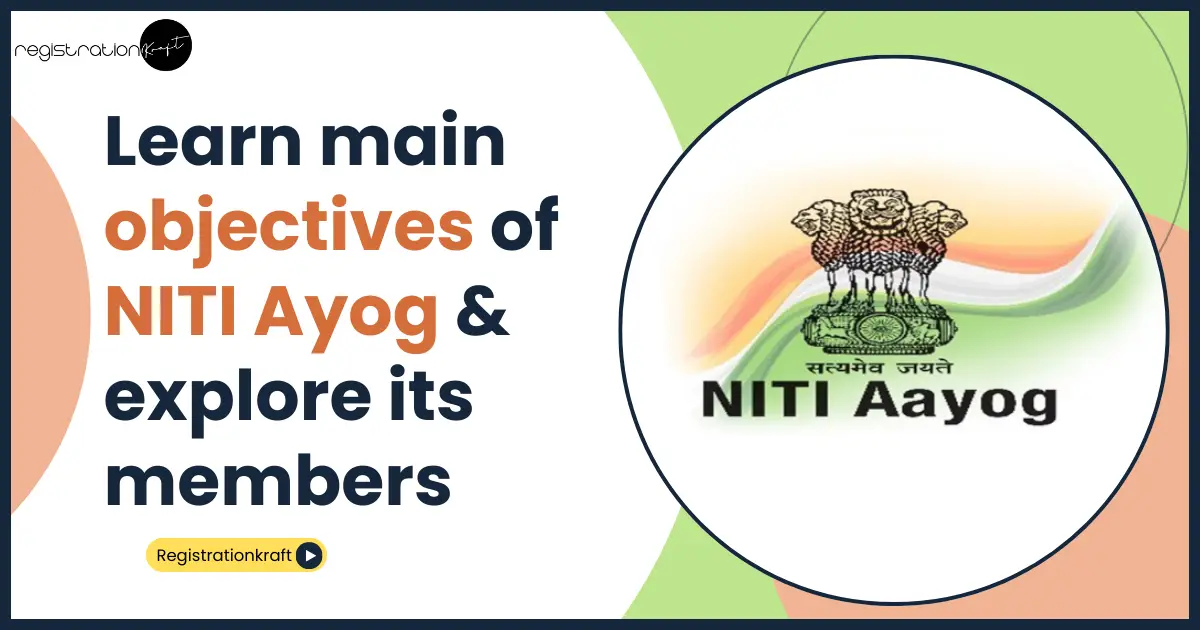 Main objectives of niti ayog