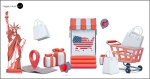 shopping cart and gifts