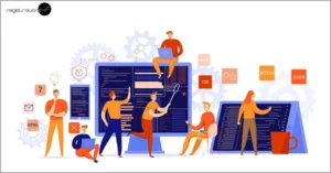 workes in software company