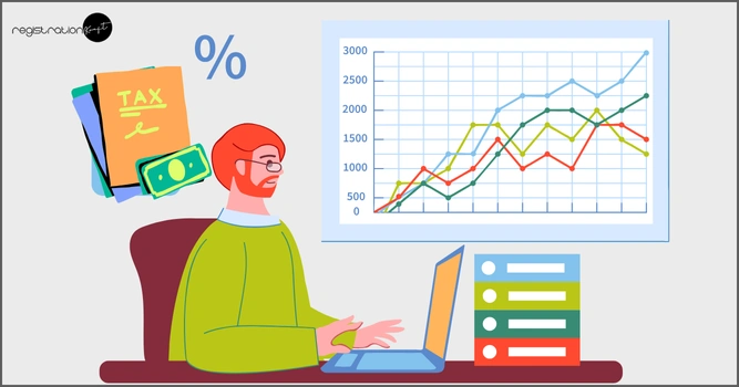 a man checking itr refund status