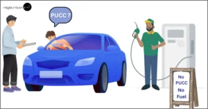 Checking Pucc at fuel station