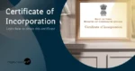apply certificate of Incorporation