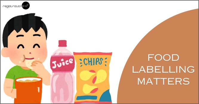 food labelling on food packets