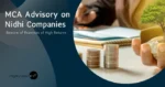 mca advisory on nidhi companies
